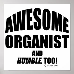 Phantastischer Organist Poster