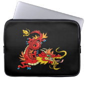 Phantastischer Orientaldrache Laptopschutzhülle (Vorderseite)