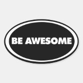 Phantastischer Oval-Aufkleber Ovaler Aufkleber (Vorderseite)