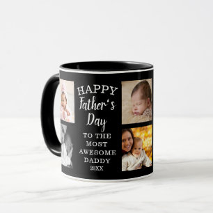 Phantastischer Papa 8 Foto Schwarz Tasse