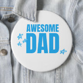 Phantastischer Papa-Blauer Text Button (Beispiel)