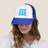 Phantastischer Papa-Blauer Text Truckerkappe (Beispiel)