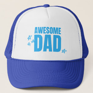 Phantastischer Papa-Blauer Text Truckerkappe