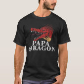 Phantastischer Papa-Drache-Fantasy-Vater T-Shirt (Vorderseite)