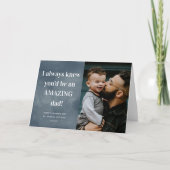 Phantastischer Papa Foto Vatertag Karte (Vorderseite)