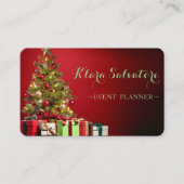Phantastischer perfekter Weihnachtsbaum Visitenkarte (Vorderseite)