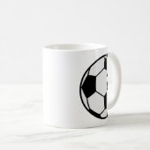 Phantastischer Personalisierter Name Fußball Ball Kaffeetasse (VorderseiteRechts)