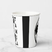 Phantastischer Personalisierter Name Fußball Ball  Pappbecher (Links)