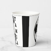 Phantastischer Personalisierter Name Fußball Ball  Pappbecher (Rechts)