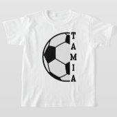 Phantastischer Personalisierter Name Fußball Ball T-Shirt (Ablage )