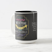phantastischer persönlicher Mentor Zweifarbige Tasse (Vorderseite Links)