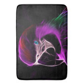 Phantastischer Pflaumensittich Badematte (Vorderseite Vertikal)