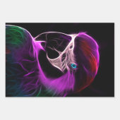 Phantastischer Pflaumensittich Geschenkpapier Set (Vorderseite)