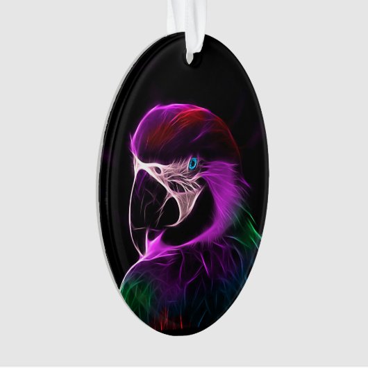 Phantastischer Pflaumensittich Ornament (Vorderseite)