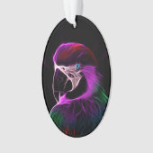 Phantastischer Pflaumensittich Ornament (Vorderseite)