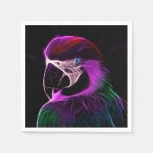 Phantastischer Pflaumensittich Serviette (Vorderseite)