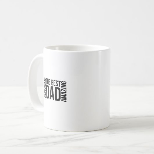 Phantastischer Phantastischer bester Vater Kaffeetasse (Vorderseite Links)