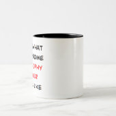 phantastischer Philosophielehrer Zweifarbige Tasse (Mittel)