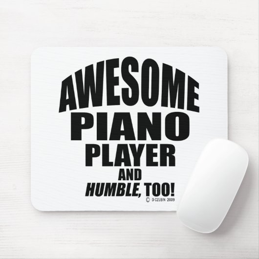 Phantastischer Piano-Player Mousepad (Mit Mouse)
