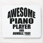 Phantastischer Piano-Player Mousepad (Vorne)