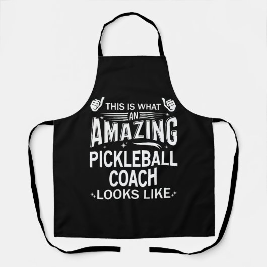 Phantastischer Pickleball-Coach Schürze (Vorderseite)