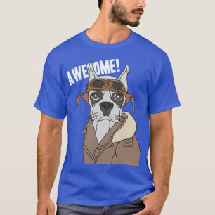 Phantastischer Pilot-Hund T-Shirt