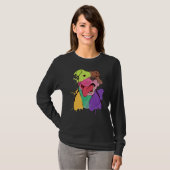 Phantastischer Pitbull Pit Bull Terrier Print T-Shirt (Vorne ganz)