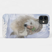 Phantastischer Polarwolf mit Feen, Case-Mate iPhone Hülle (Rückseite (Horizontal))