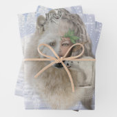 Phantastischer Polarwolf mit Märchen, Pärchen und Geschenkpapier Set (Beispiel)