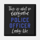 Phantastischer Polizeibeamter Magnet (Vorne)