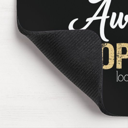 Phantastischer Pop-Pop-Special Opa Mousepad (Ecke)