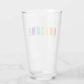 PHANTASTISCHER POSTIVER FALSCHER RAINBOW-FARBTEXT GLAS (Rückseite)