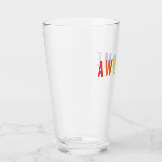 PHANTASTISCHER POSTIVER FALSCHER RAINBOW-FARBTEXT GLAS (Rechts)