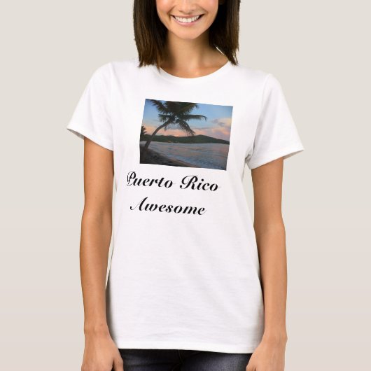 Phantastischer Puerto Rico Beach T - Shirt (Vorderseite)