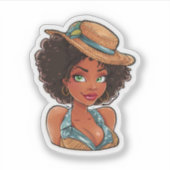 phantastischer Queen-Aufkleber Aufkleber (Vorderseite)