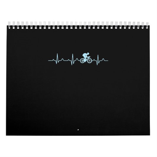 phantastischer Radfahrer Herzschlag Mountainbike Kalender (Titelbild)
