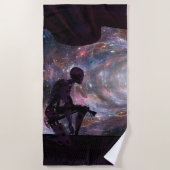 Phantastischer Raum Strandtuch (Vorderseite)