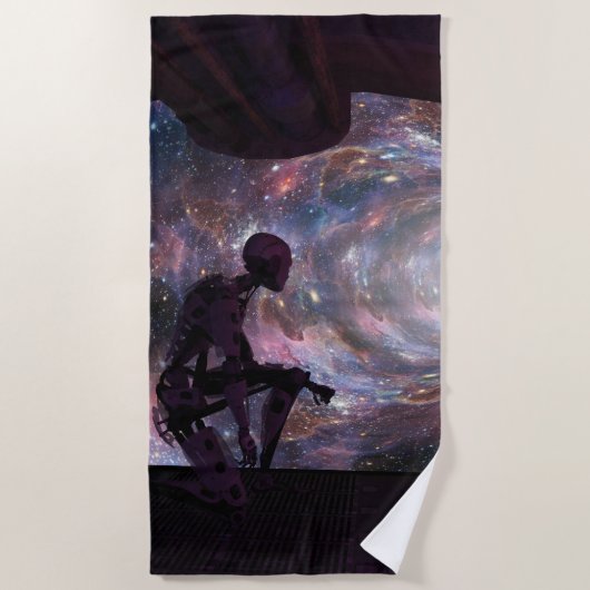 Phantastischer Raum Strandtuch (Vorderseite)