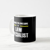 Phantastischer Rechtsexperte Kaffeetasse (Vorderseite Links)