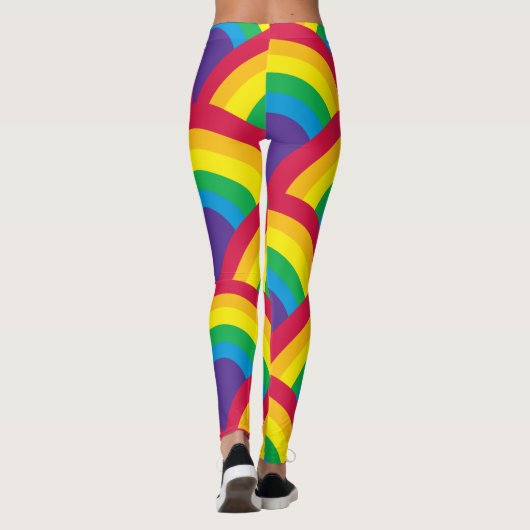Phantastischer Regenbogen Leggings (Rückseite)