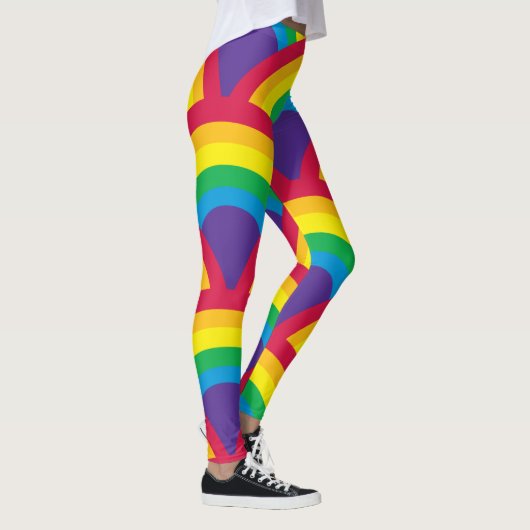 Phantastischer Regenbogen Leggings (Rechts)
