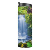 Phantastischer Regenwald und Tiere Thermosbecher (Nach rechts gedreht)