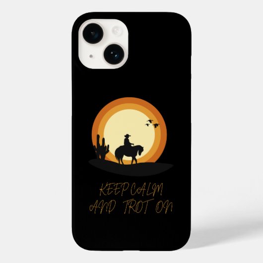 Phantastischer Reitunterricht Case-Mate iPhone Hülle (Rückseite)