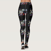 Phantastischer Retro-80er Throwback Leggings (Rückseite)