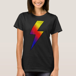 Phantastischer Retro-Front- & Back-COLD-FEUERLight T-Shirt