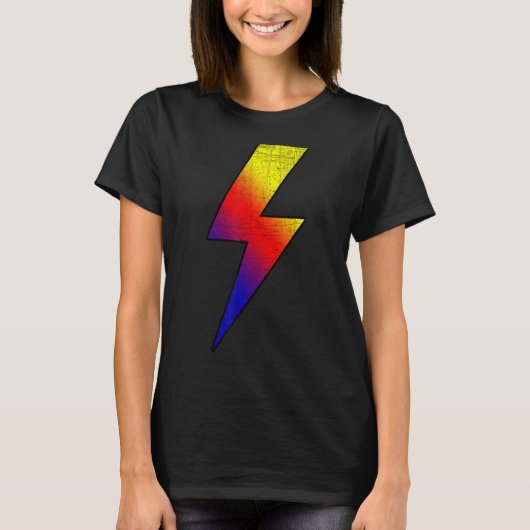 Phantastischer Retro-Front- & Back-COLD-FEUERLight T-Shirt (Vorderseite)