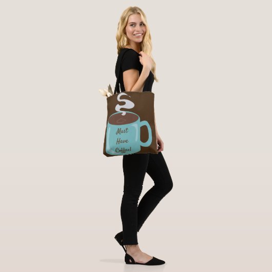 Phantastischer Riesenkaffee Tasche (Am Model)