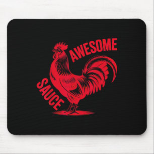 Phantastischer Rooster Sauce Rooster Graphic Spaß  Mousepad