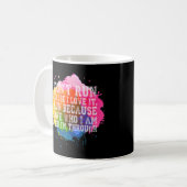 Phantastischer Runner: Zitat, das ich nicht laufe, Kaffeetasse (Vorderseite Links)