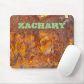 Phantastischer Rusty Iron Individuelle Name Mousepad (Mit Mouse)